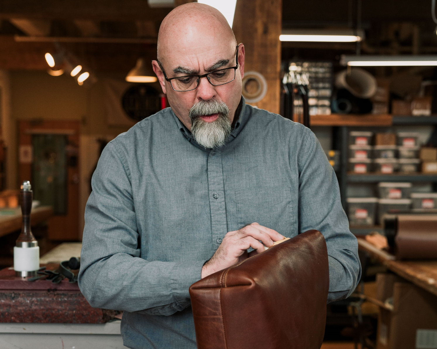 Leather Works relocates to the West Side; Revives old neighborhood market on a leap of faith