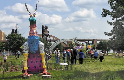 Nuevo arte público en Raspberry Island destaca el folclor mexicano