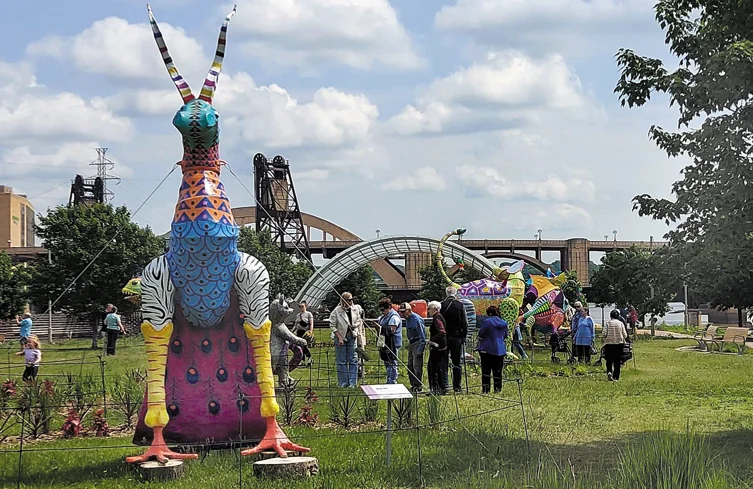 New public art display at Raspberry Island celebrates Mexican folklore