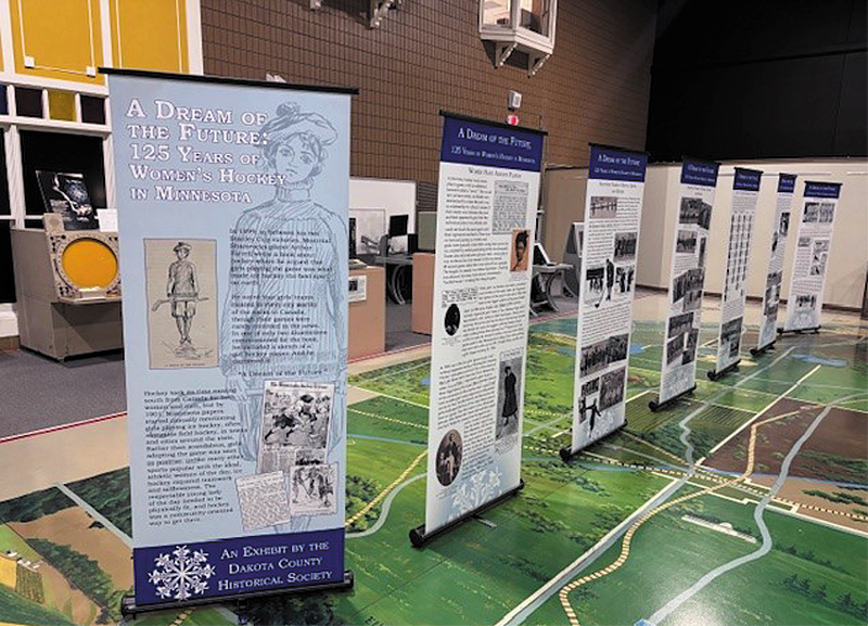 New women’s hockey exhibit at Lawshe Museum