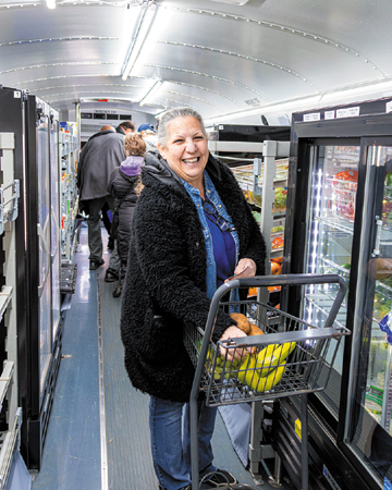 Organizaciones locales sin ánimode lucro ofrecen productos dealimentación con descuento