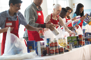 Food shelf donations in March make bigger impact